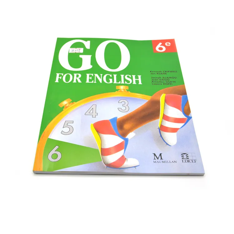 cheap price AfrianSpanishArabicEnglish school book printing softcover education book