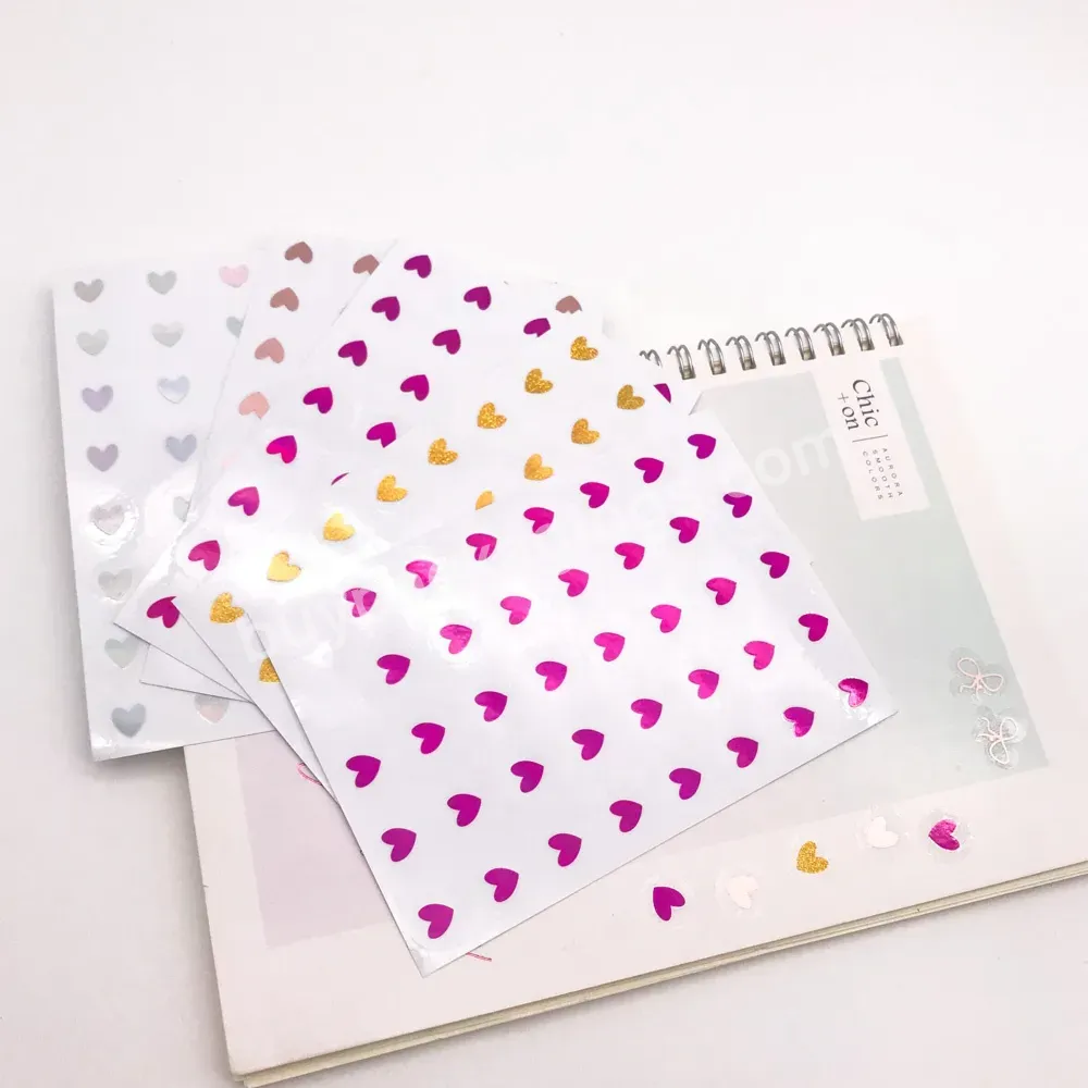 Cheap Price Custom Kiss Cut Vinyl Sticker Sheet For Journal