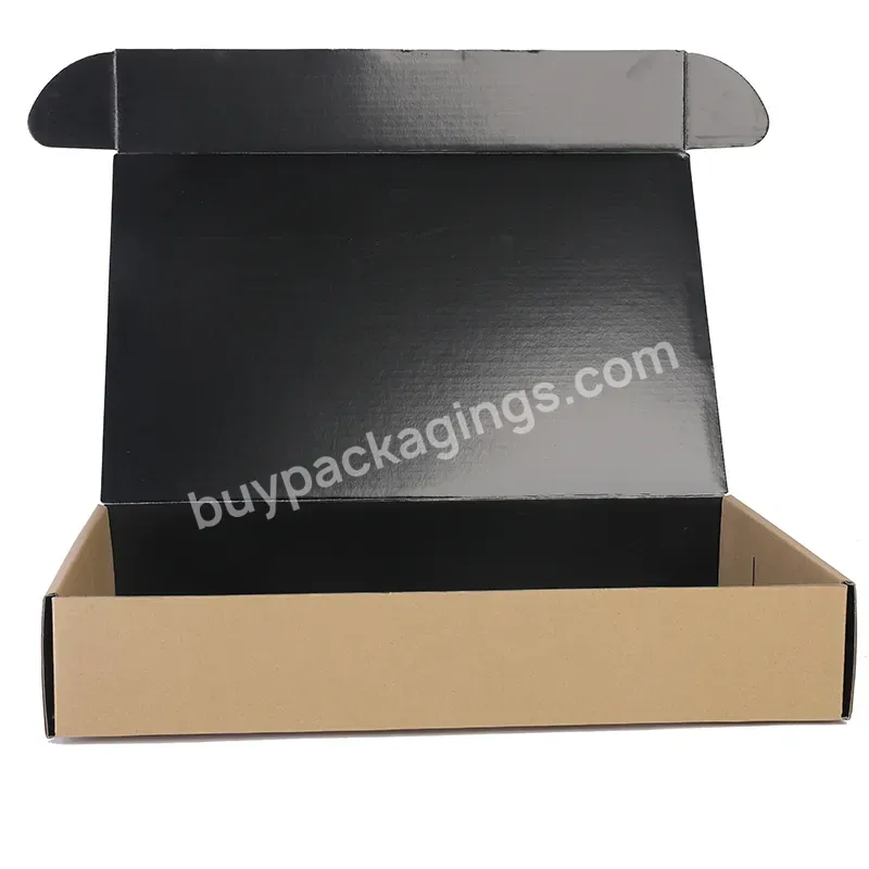 Cheap Price Custom Logo Design Natural Brown Kraft Cardboard Corrugated Mailer Shipping Box