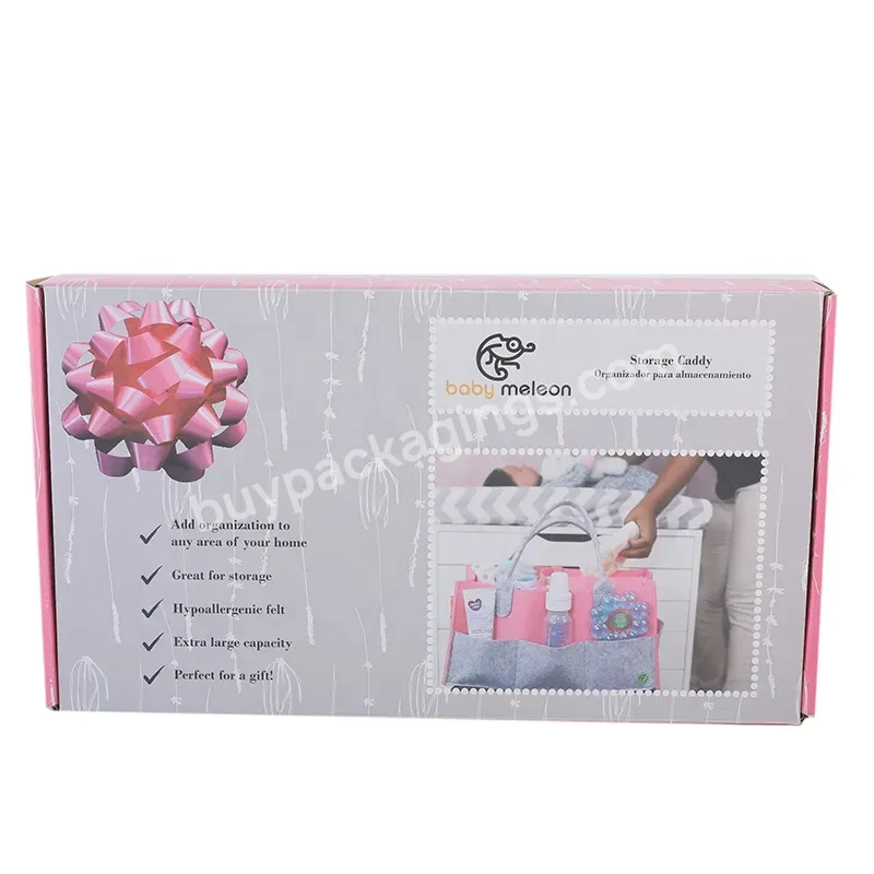 Cheap Price Custom Printed Flute E-commerce Corrugated Cardboard Shipping Mailer White Tab Locking Style Packaging Box