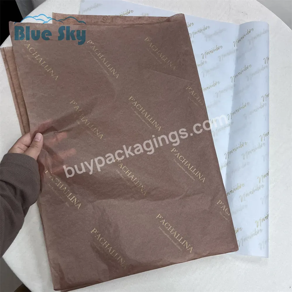 Cheap Price Customized Printing Tissue Wrapping Brown Tissue Paper With Company Logo - Buy Gift Packaging Paper,Custom Luxury Tissue Paper,Brown Tissue Wrapping Packaging.