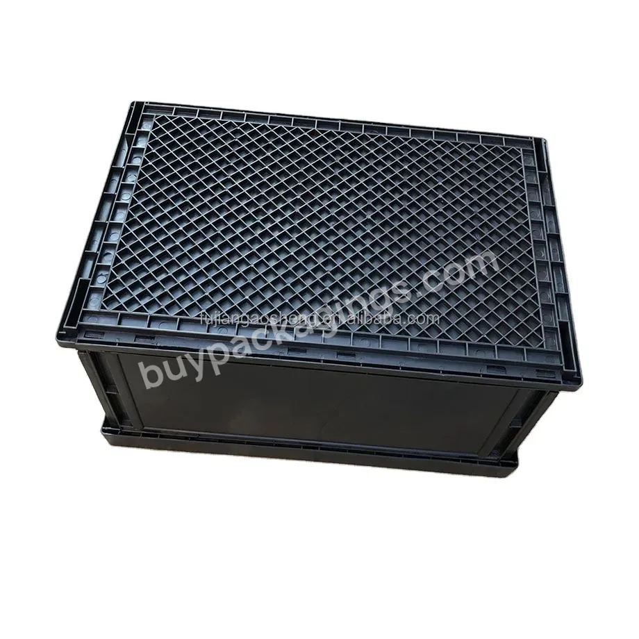 Cheap Price Plastic Folding Box Plastic Conductive Turnover Box Convenient Transportation Logistics Packaging Crate