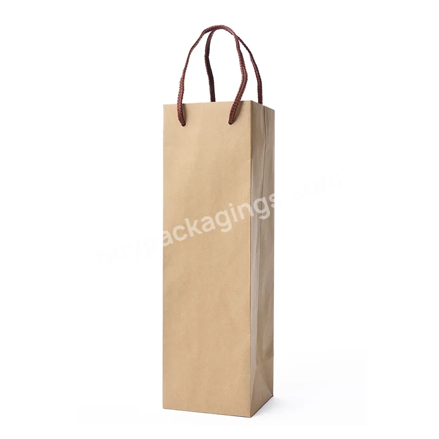 Cheap Retail Twisted Handle Paper Bag For Food Takeaway With Your Own Custom Logo