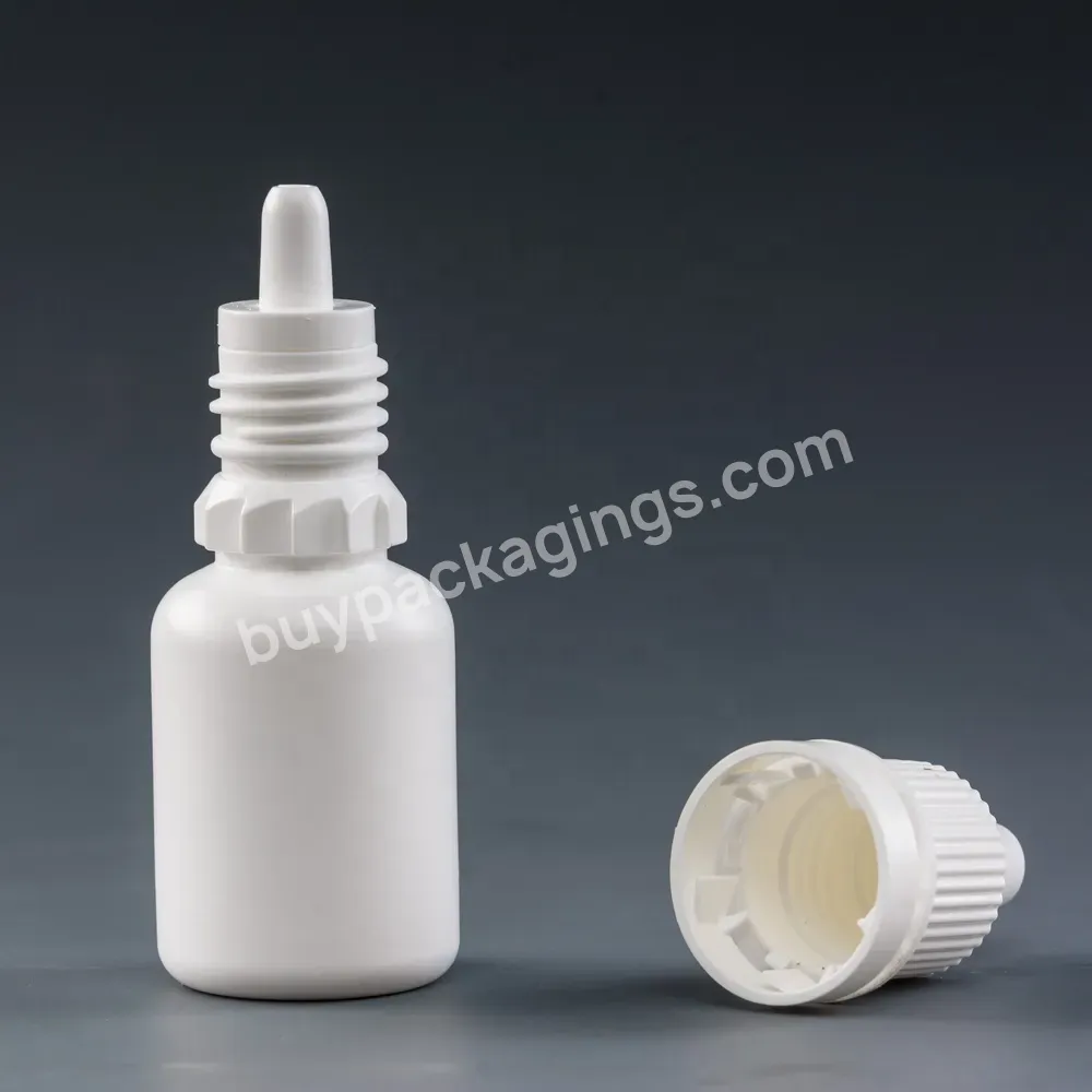 Cheap Round Shape Small Squeeze Eye Drops Container Steril 10ml Pe Plastic Eye Dropper Liquid Bottle With Screw Cap