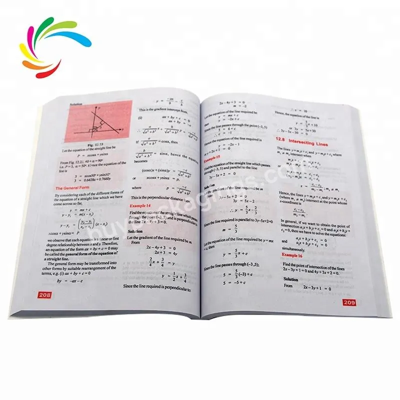 Cheap Sale Custom Printing Recycle Mathematics Exercise Textbook in China