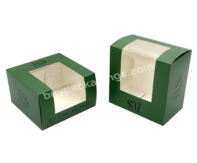 Cheap Snapcap Box Custom Logo Baseball Cap Hat Delivery Box With Pvc Window Cap Paper Box Gift Packaging With Color Print