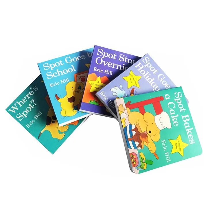 Cheap thick paper best quality board child book printing