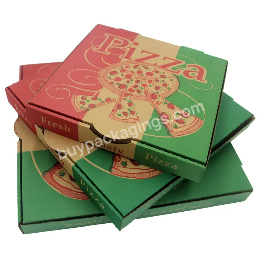 Cheap White Corrugated Cardboard Pizza Box Wholesale Pizza Box Supplier Custom Pizza Paper Boxes