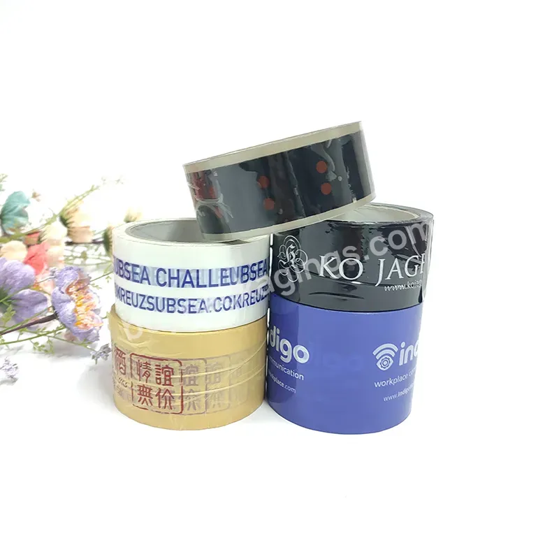 Cheap Wholesale Custom Clear White Shipping Tape With Logo Branded Packing Tape For Box Sealing - Buy Packing Tape,Branded Packing Tape,Packing Tape With Logo.