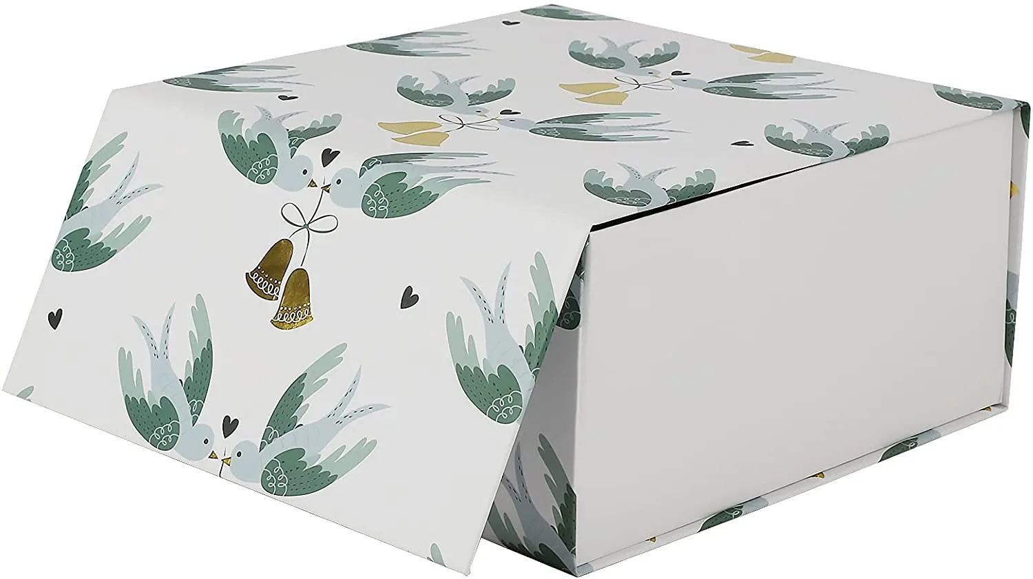 Cheap Wholesale Custom Logo Cardboard Gift Box  Magnetic Closure Folding Happy Birthday Mothers Day Gift Box
