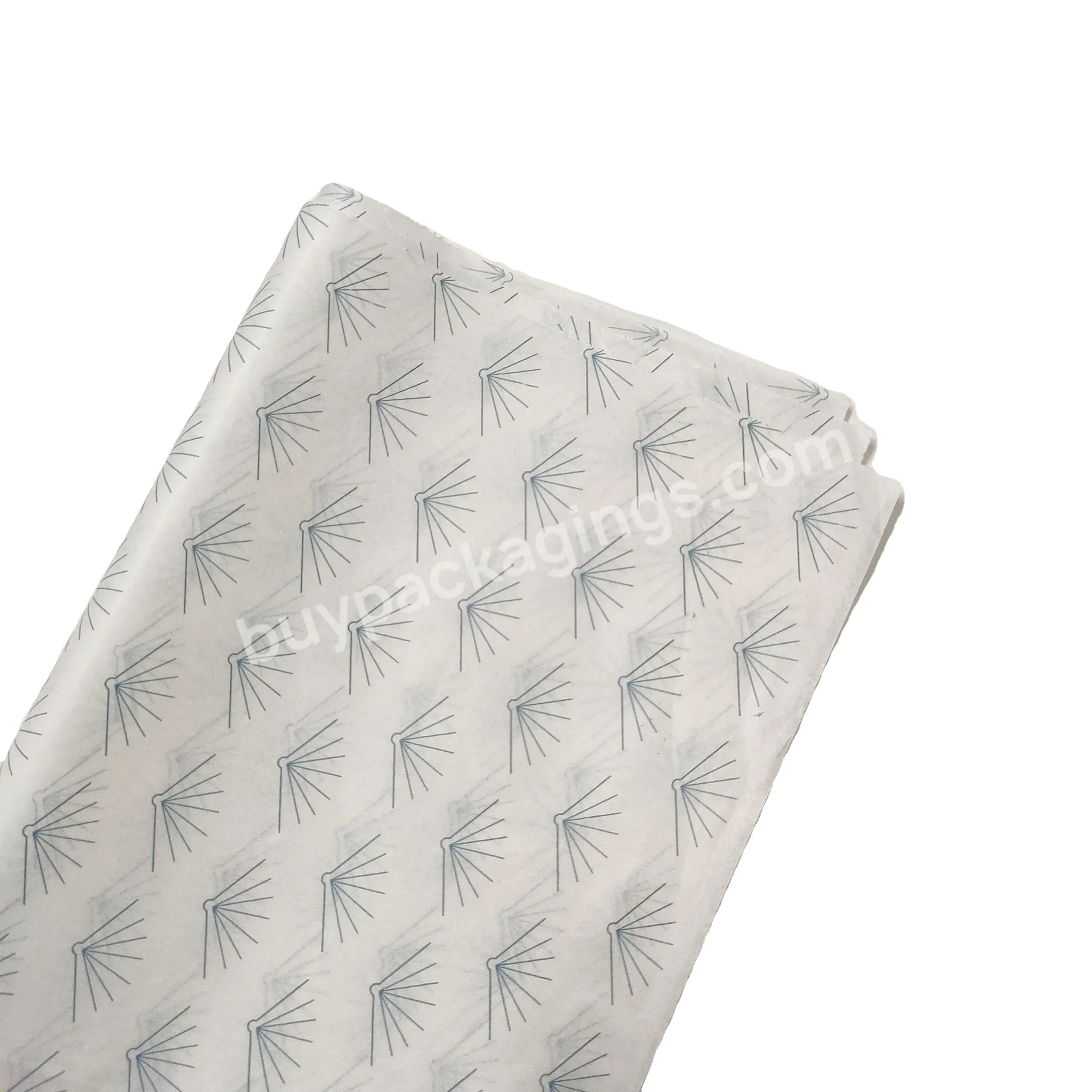 Cheap Wrapping Paper Custom Printed With Private Logo 17gsm/22gsm Tissue Paper