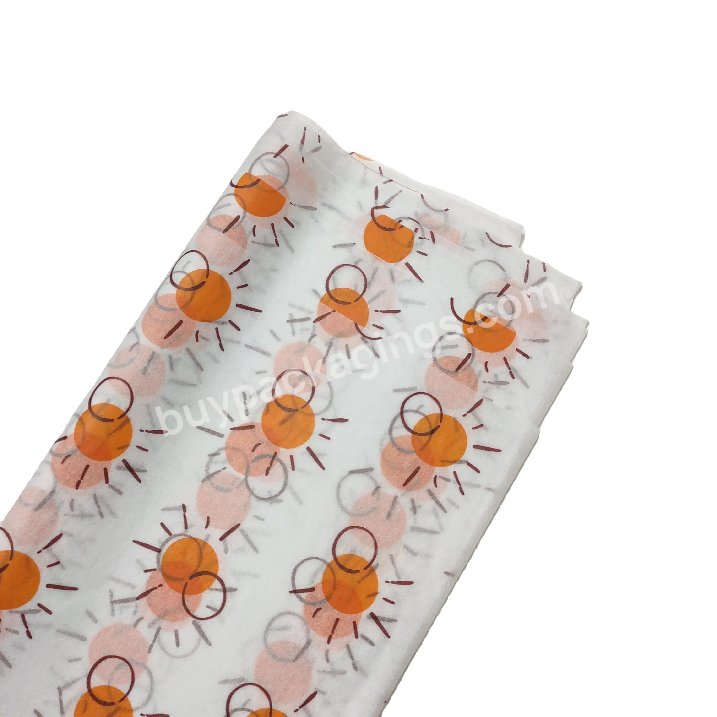 Cheap Wrapping Paper Custom Printed With Solid Color Pattern 17gsm/22gsm Tissue Paper