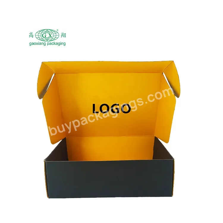 Cheaper Custom Logo Printing Shoes Clothing Packaging Fancy Shipping Corrugated Paper Box