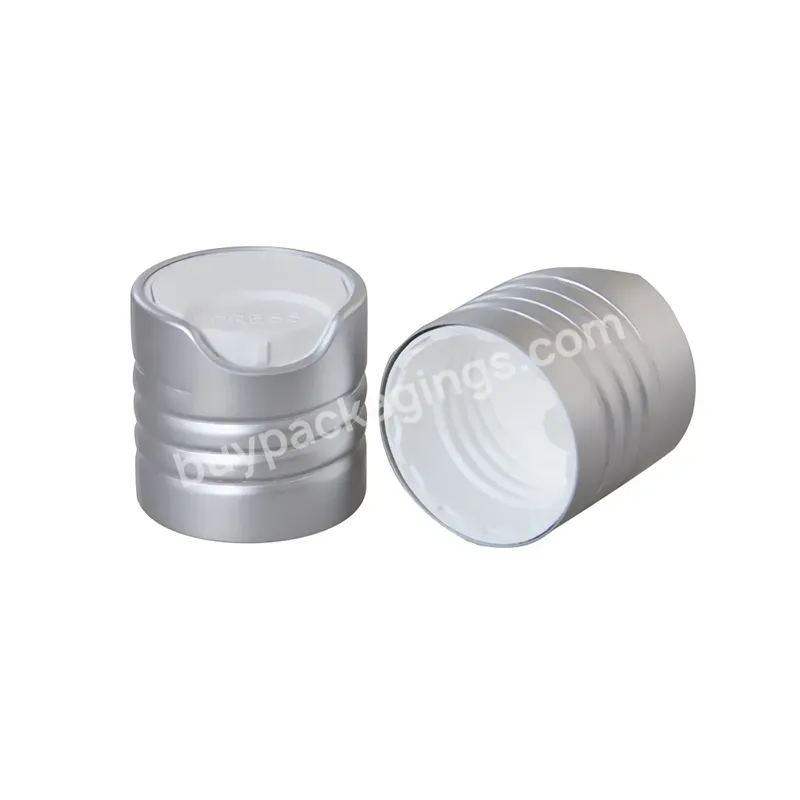 Cheapest Aluminum Disc Top Cap Silver/white /