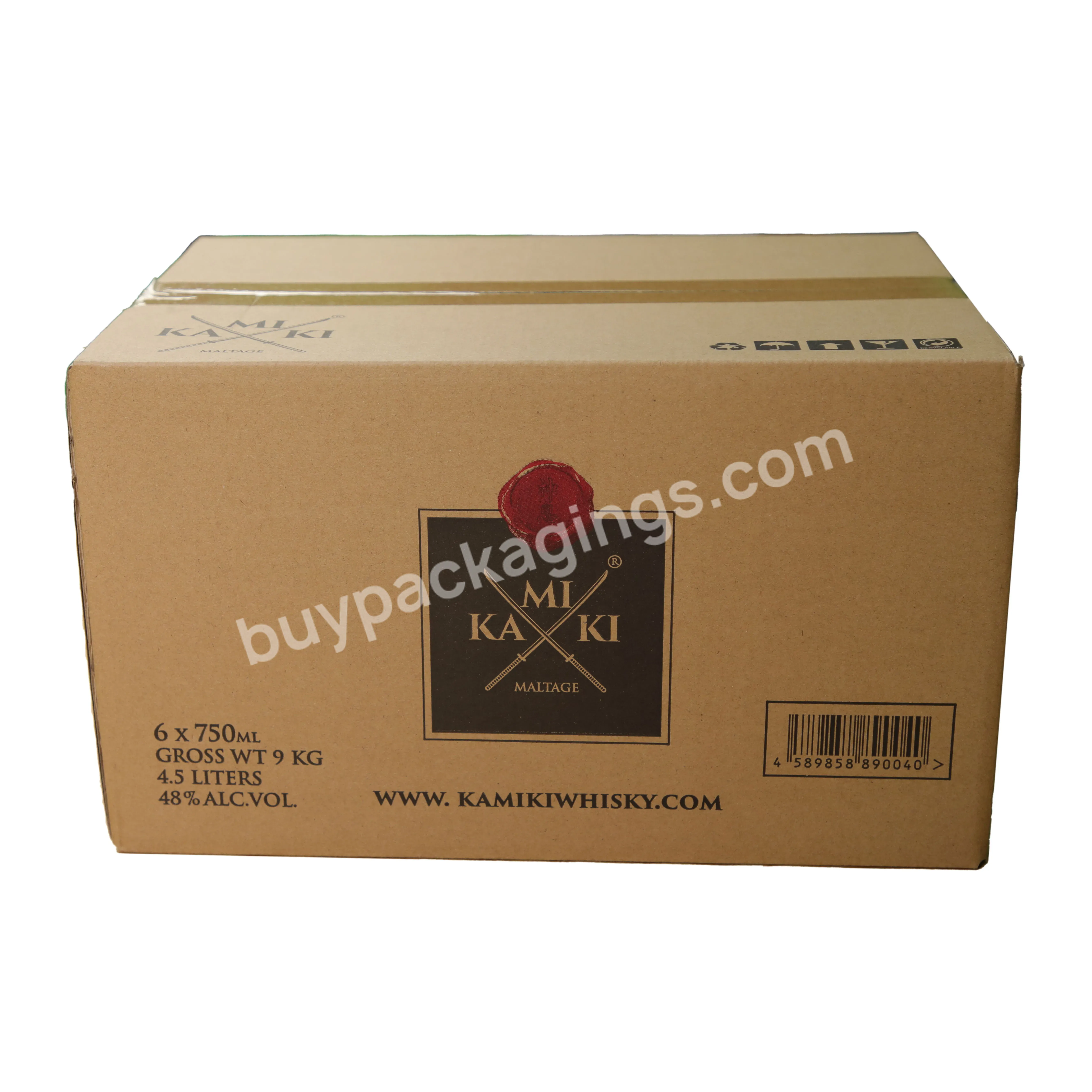 Cheapest Brown Rectangular Packing Corrugated Paper Carton Moving Box For Soft Drink