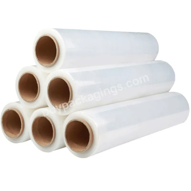 Cheapest Lldpe Stretch Film Cargo Packaging Machine Hand Use Pallet Wrap Stretch Film