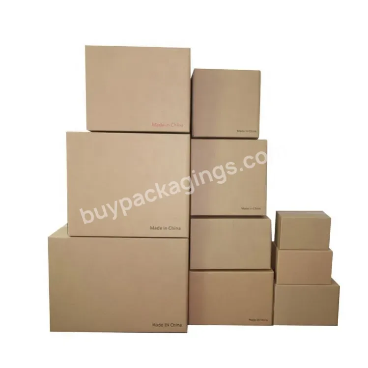 Cheapest Retail Corrugated Carton Customized Logo Brown Mobile Transport Postal Cartons For Shipping Box Packaging
