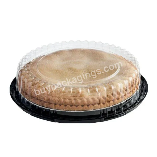 Cheeseake Containers Circle Roll Cake Packaging Box Customize Pet Clear Plastic Food Disposable Accept Varnishing Rosin 0.5mm