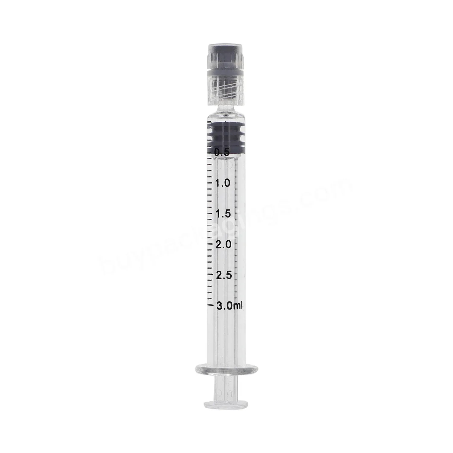 Child Resistant 1ml 2.25ml 3ml 5ml 10ml Luer Lock Glass Applicator Oil Concentrate Prefilled Syringes