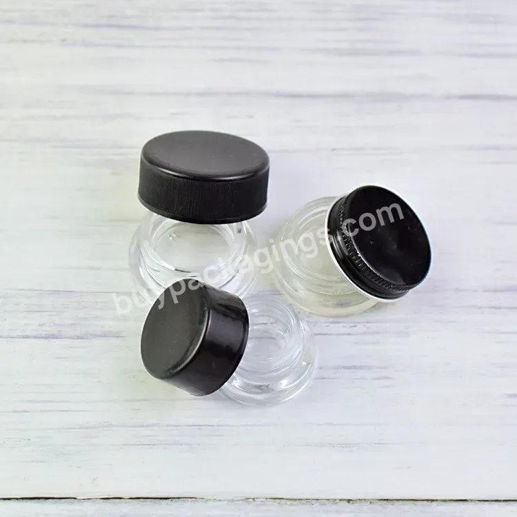 Child Resistant Glass Bottle 5ml 7ml 9ml Pure Oil Glass Concentrate Jar Smell Proof Container Usa Popular Oil Packaging Jar