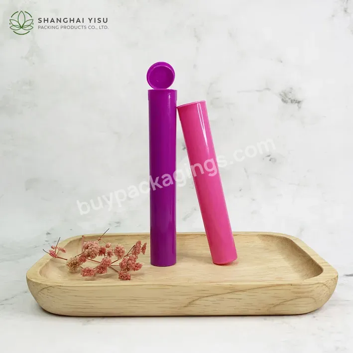 Child Resistant Wholesale Squeeze Pop Top Tubes With Custom Plastic Packaging