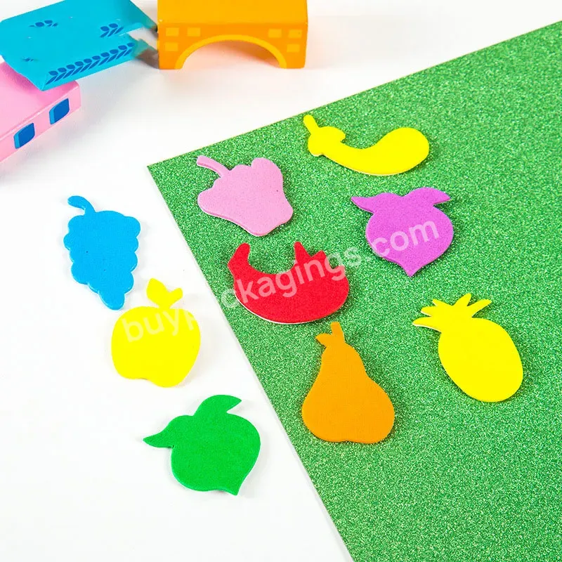 Children's Manual Diy Sponge Paper Letters Patch Stickers Sponge Foam Paper Adhesive Tape Kids Craft Stickers Eva Foam Stickers