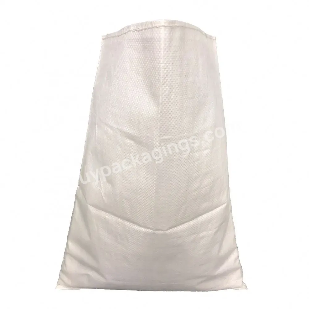 China 50 Kg 100 Kg Pp Woven Recycled Bag Polypropylene Raffia Sacks For Packaging Rice Wheat Grain Maize