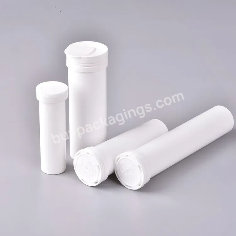 China 99mm Plastic Tube For Health Care Supplement Multivitamin/minerals Effervescent Tablet Tube Packaging With Logo Printed