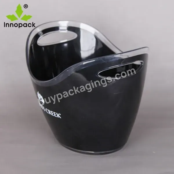 China Big Factory Good Price 8l Oval Shape Ice Buckets With Trade Assurance - Buy Champagne Ice Bucket,Ice Bucket Beer,Boat Shape Ice Bucket.