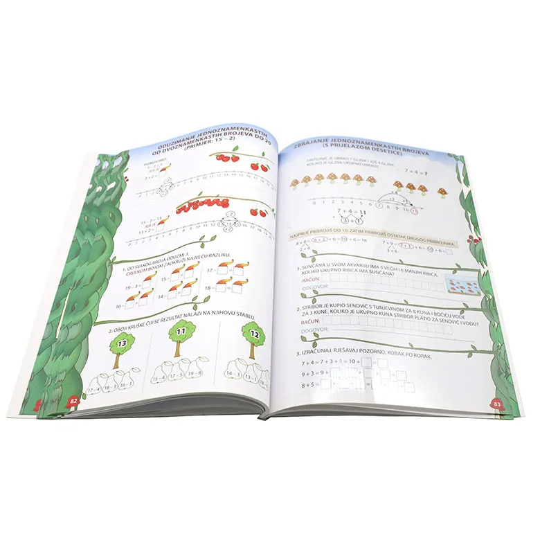 China Book Printing Cheap OEM English Textbook Full Color Custom Text Book Printing For Students