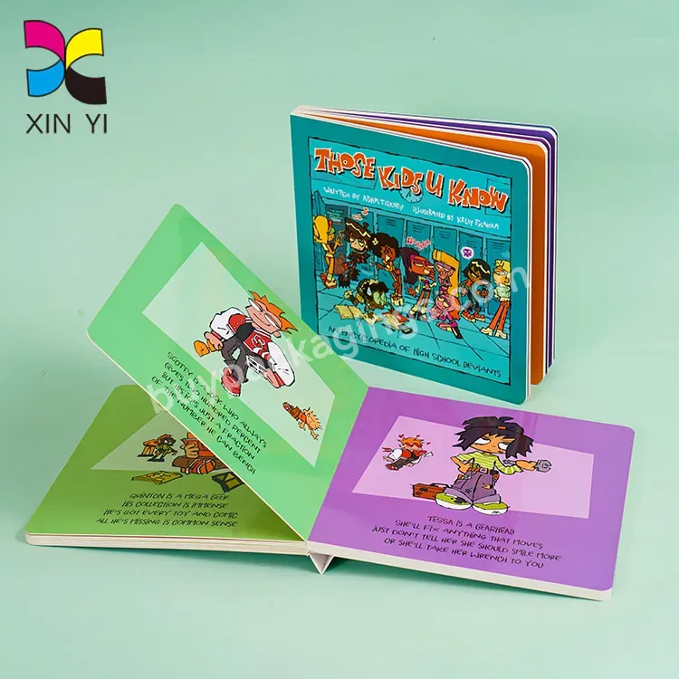 China Cheap Wholesale Custom Children Cardboard Book Printing Baby