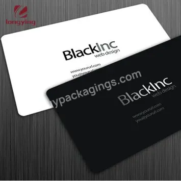 China Custom Luxury 700gsm Matte Black Pearl Paper With Hot Stamping Foil For Business Card Clothing Tags Private Label