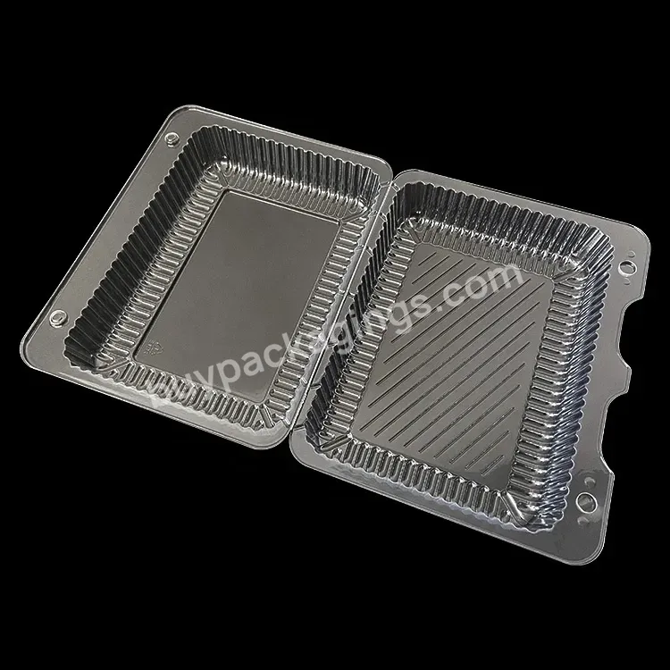 China Customized Eco Friendly Disposable Clamshell Plastic Pet Packing Fresh Fruit Packaging Box