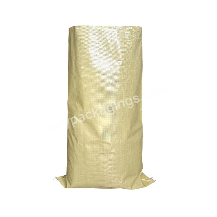 China Factory Animal Feed Bag Pp Woven Bags Laminated Sack