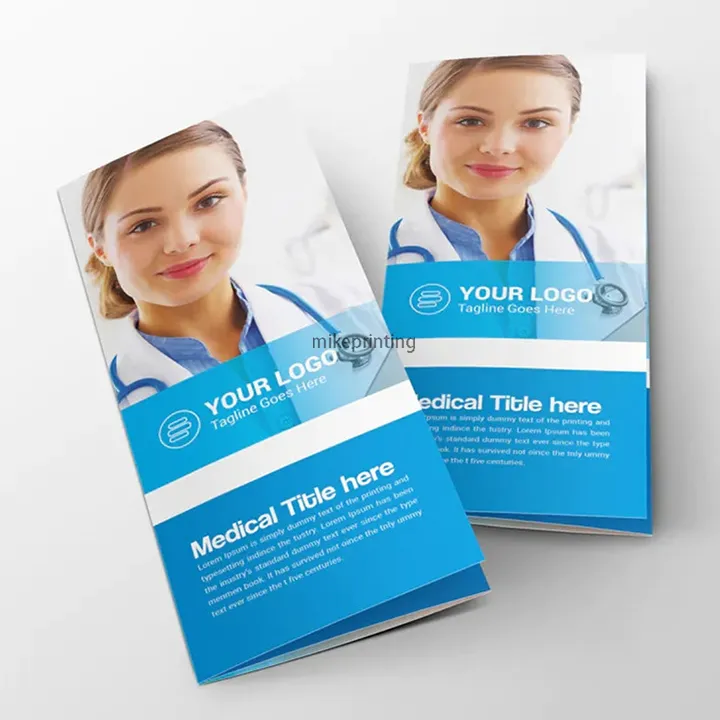 China Factory Custom Brochure Booklet Full Color Customized Printing Flyers