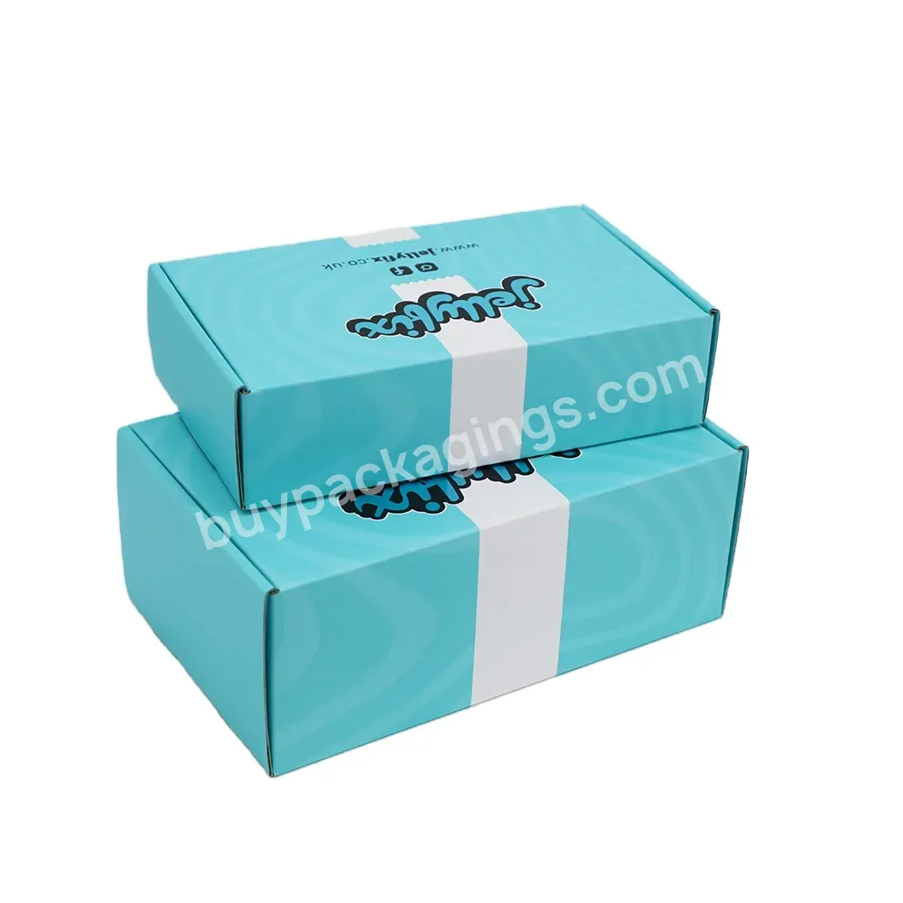 China Factory Custom Logo White Corrugated Shipping Box With Underwear Men Women Packaging Box