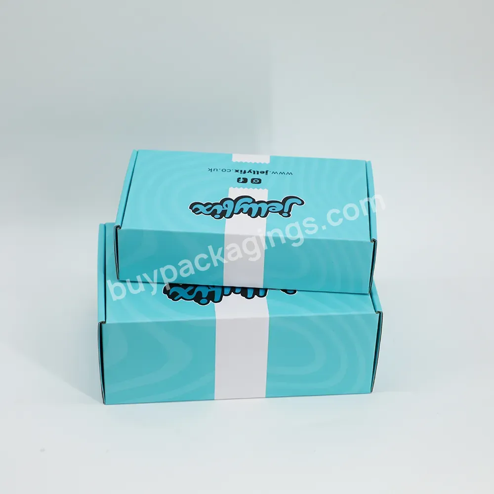China Factory Custom Logo White Corrugated Shipping Box With Underwear Men Women Packaging Box