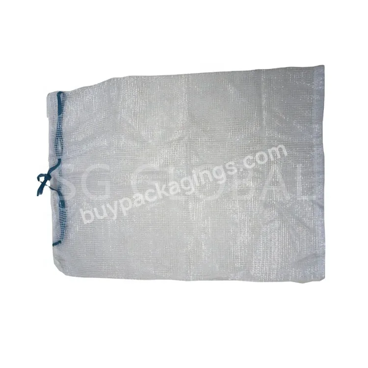 China Factory Custom Made 25kg 50kg Potato Onion Packing Pp Leno Mesh Woven Bag