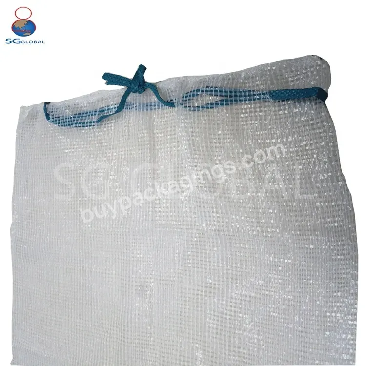 China Factory Custom Made 25kg 50kg Potato Onion Packing Pp Leno Mesh Woven Bag