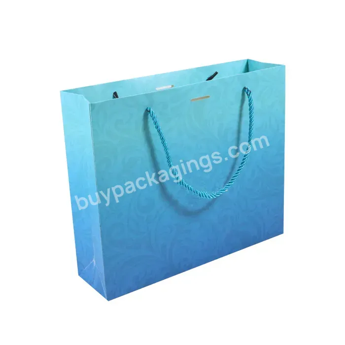 China Factory Custom Paper Shopping Bags With Your Own Logo