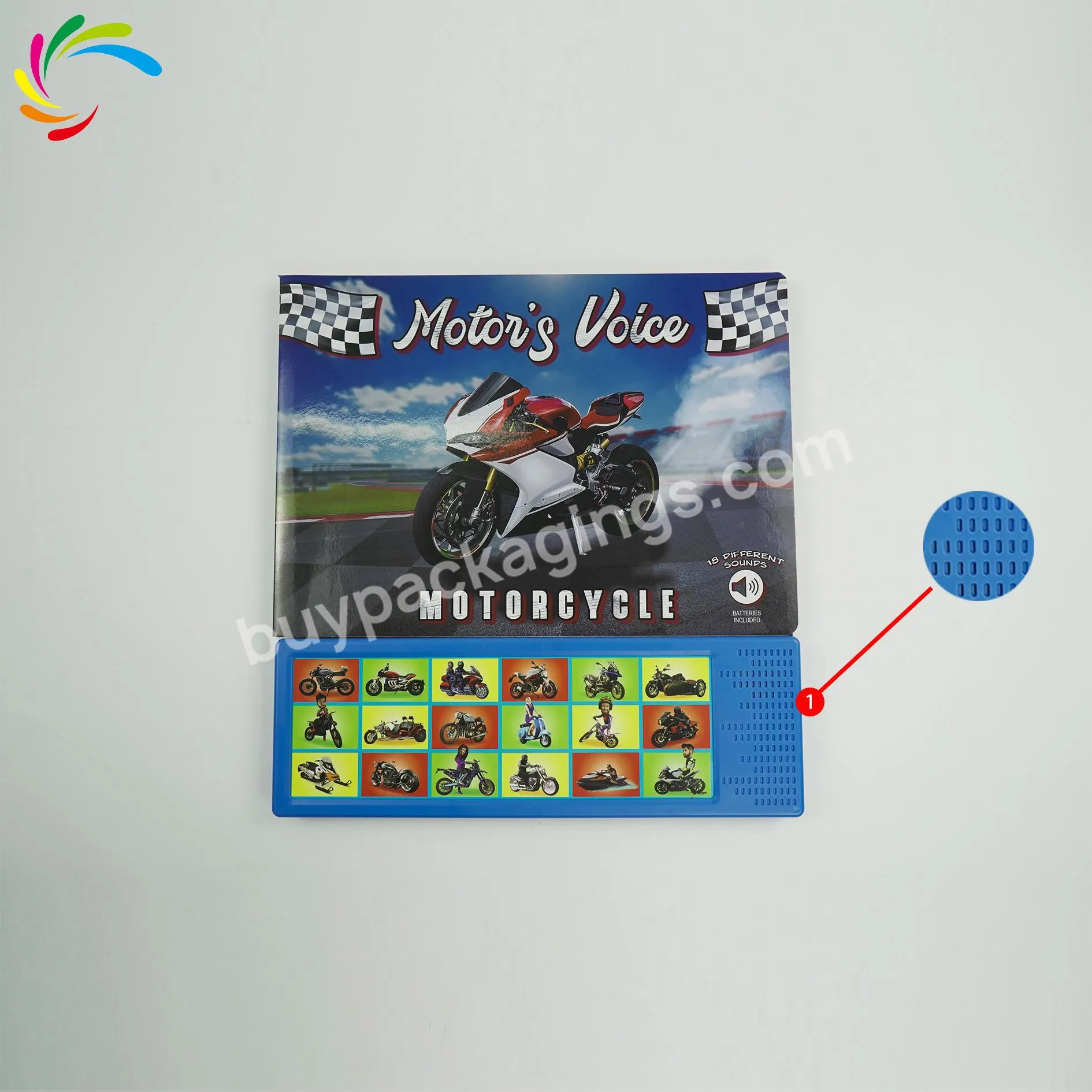 China Factory Custom Sound book Wholesale Children's Book Printing for kids