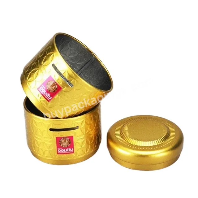 China Factory Custom Tin Piggy Bank High Quality Money Tin Box