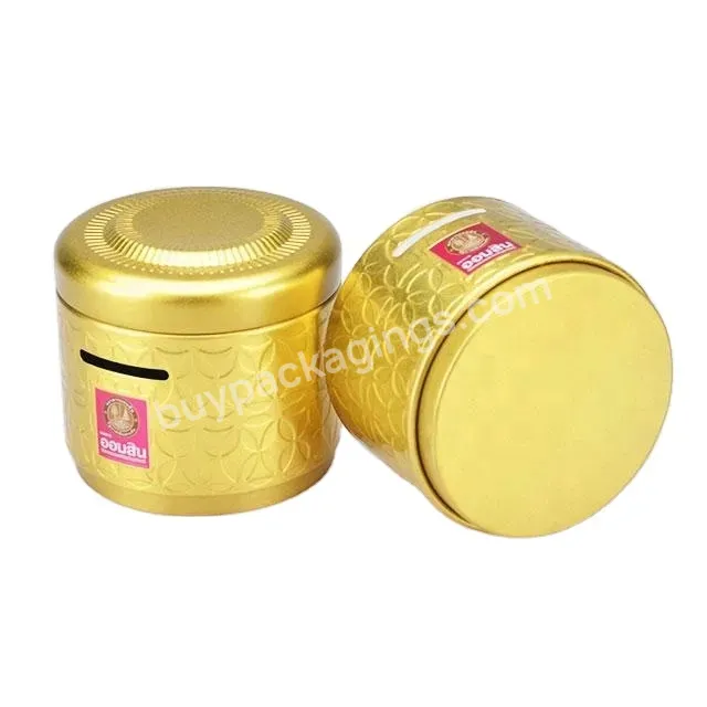 China Factory Custom Tin Piggy Bank High Quality Money Tin Box