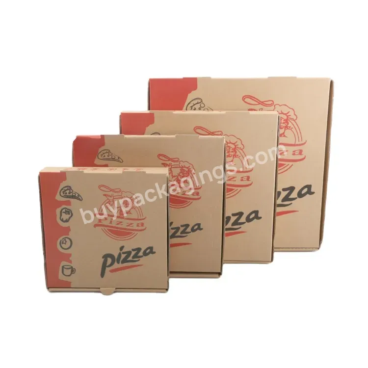 China Factory Customized Pizza Box Take Away Hexagonal Printing Pizza Box