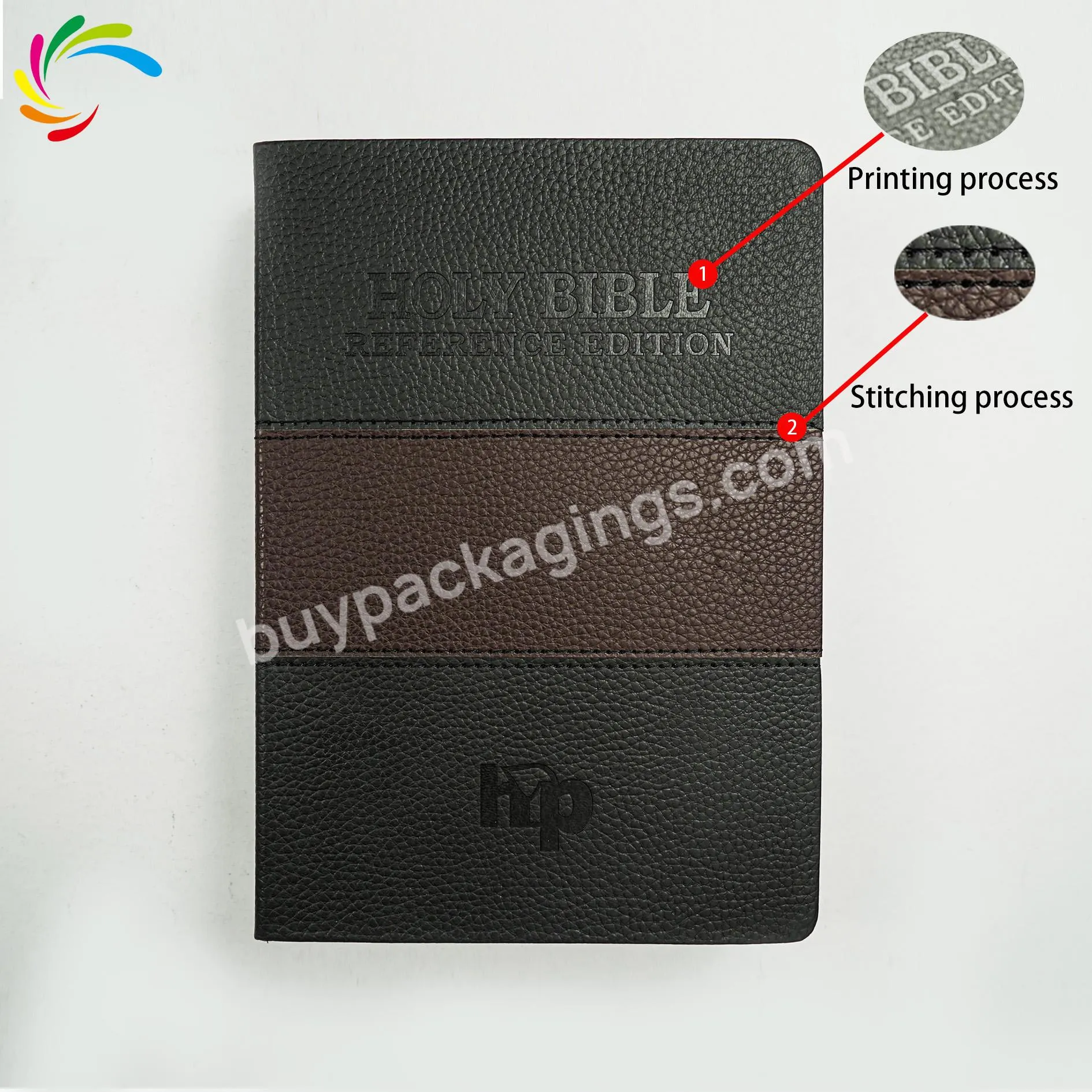 China Factory Foil Stamping printing holy bible book printing bibles king james Bible