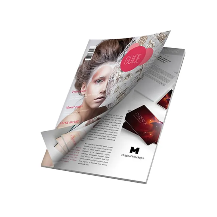 China factory high quality art paper color magazine printing