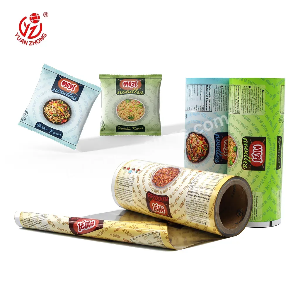 China Factory High Quality Oem/odm Food Packaging Wrapping Plastic Sachet Film Roll For Instant Noodles