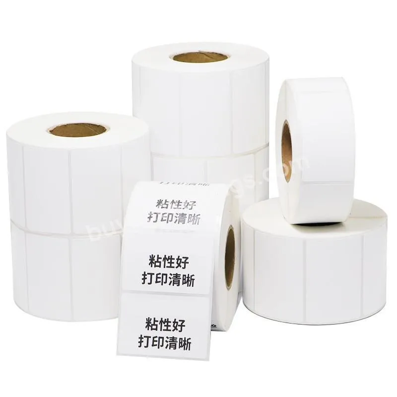 China Factory High Quality Printing Self-adhesive Barcode Sticker Thermal Label Sticker Roll