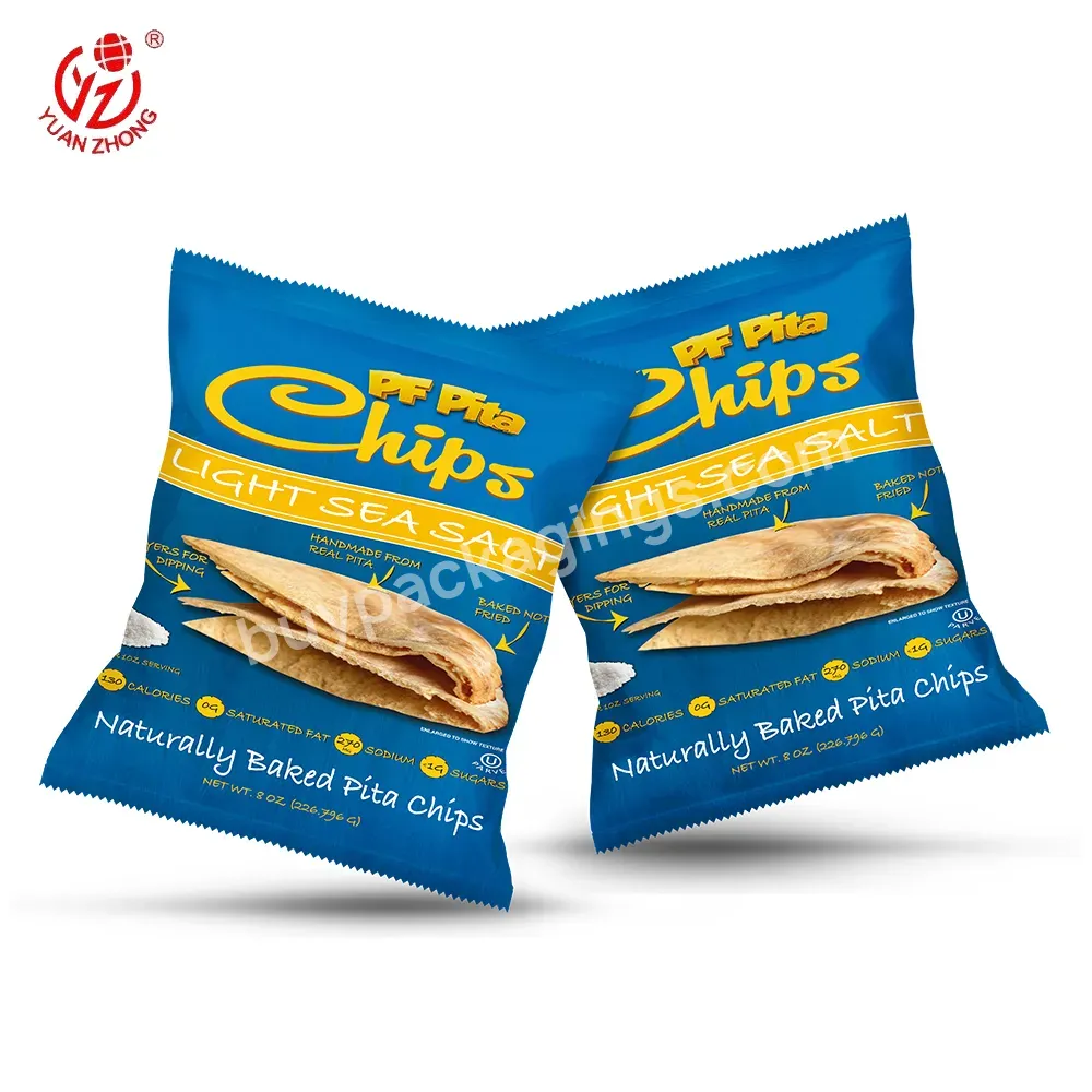 China Factory Hot Sale Custom Printed Potato Chip Packaging Food Grade Packing Plastic Film Roll