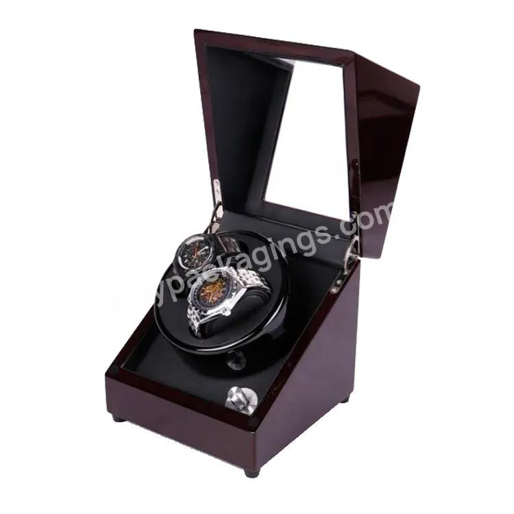 China Factory Personalized Wooden Automatic Motor Rotating watch winder box